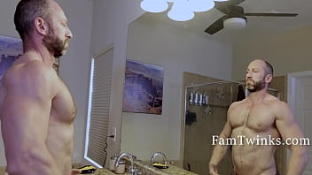 Preview 1 of Porn Downlond - Shy Stepson Helps Stepdad Shave His Balls