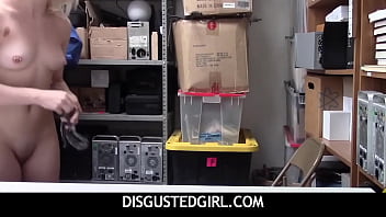 Preview 2 of 16 To 18 Girs Xxx Videos - DisgustedGirl -  Blonde babe gets fucked sideways to convince the LP Officer