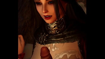 Preview 4 of Stepsistar Sleeping - Serana gives boobjob