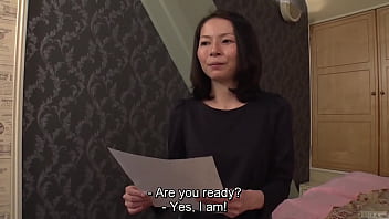 Preview 2 of Shiite Abhi - Mature Japanese wife sings naughty karaoke and has sex