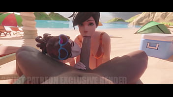 Preview 3 of Muta Grill Xxx Videeo - D.va and tracer blowjob