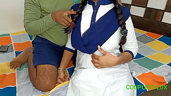 Preview 2 of Bust Girls Sex - स्कूल में छोड़ कर आओ ना भैया मुझे उठने लेट हो गया था