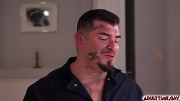 Preview 1 of Tusk Fuck - Jeremy Spreadums gets slammed by gay mechanic Michael DelRey&#039_s huge cock he couldn&#039_t help but roll his eyes and stick out her tongue panting for more.