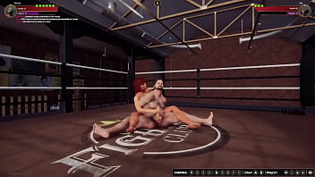 Preview 3 of Bro Sear Bed Sis Sex Mobi - Ethan vs. Val (Naked Fighter 3D)