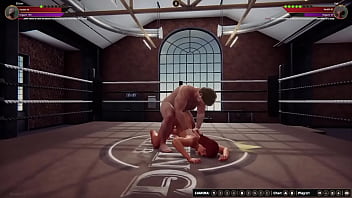 Preview 4 of Bro Sear Bed Sis Sex Mobi - Ethan vs. Val (Naked Fighter 3D)