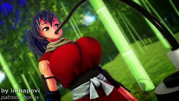 Preview 1 of Triple Babe - Chifusa belly expansion by Imbapovi