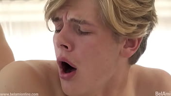 Preview 2 of Hot Sexe Girl Xxx Fix Video - Blond slutty guy takes a big uncut dick