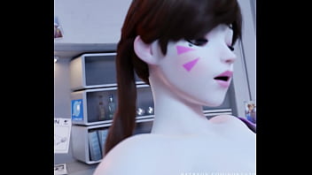 Preview 1 of Princess Cum Anal - Overwatch [ Dva ] By honta Animation