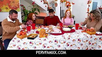 Preview 3 of Phantasmes Interdits - PervFamXX- Lucky stud Nade Nasty fucking these horny redhead stepsisters Arietta Adams and Cherry Fae