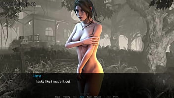 Preview 3 of Flo Russian Mature And Benjamin - Let&#039_s Play: Tomb Raider - An obedient