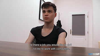 Preview 2 of Surprise Dp Forced - He Applies For A New Job And His New Boss Wants To See If He Can Handle Big Dick In Every Position - BigStr