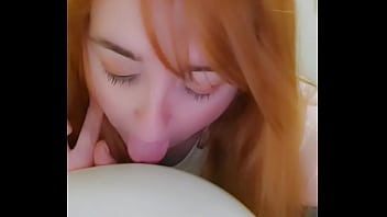 Preview 3 of Mom And Son Sex When Dad Is Out - Licking a public toilet