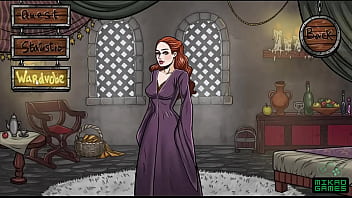 Preview 1 of Girls Fargh - Game of whores ep 22 Ruiva empregada e Novos Drinks