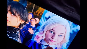 Preview 2 of Bhangladesi Xnxcom - Jenna Ortega And Emma Myers Cumtribute