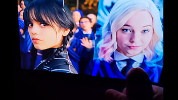 Preview 1 of Bhangladesi Xnxcom - Jenna Ortega And Emma Myers Cumtribute