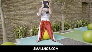 Preview 1 of Nikki Bella With Joncina Xnxx - SmallHoe-Tiny Blonde Teen Fucked By Coach For Spot On The Team - Coco Lovelock