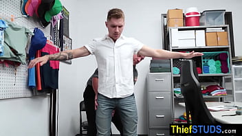 Preview 1 of Sex Ngxn - Muscular gay cop JJ Knight teaching a lesson to a teen thief Zak Bishop
