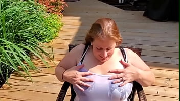 Preview 1 of Teacher And Boy Xxxxxxy Video - PILI takes out her huge tits and shows them fresh
