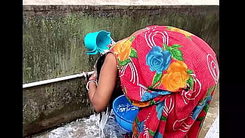 Preview 1 of Solo Compilation Orgasms - बाहर बालकनी में स्नान रही बीवी को रूम में अंदर बुलाकर चुदाई किया