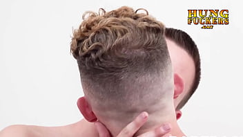 Preview 1 of Xxc S - DILFs sharing a couple of twinks extra large cocks. Dylan Tides has his lips locked with Zac Steele. The grey sweatpants come off and the bottoms sink to their knees to begin sucking