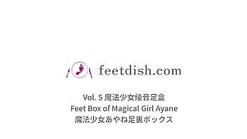 Preview 1 of School Grils Nude - Feetdish 5: Feet Box of Magical Girl Ayane （sample 8/8）
