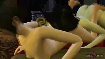 Preview 3 of Big Dick Anak - Resident Evil 8 Ada Wong and Alcina Dimitrescu want to have good lesbian sex - Sexual Hot Animations