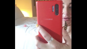 Preview 2 of Jessy Dubai Pornosu - The Sexy Milf Chastity-Eve At It Again Covered In Cum