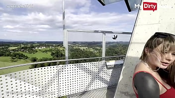 Preview 1 of Spanyol Seks - My Dirty Hobby - Cameraman Fucks Gorgeous sexyrachel846 &amp_ Her Stunning Friend On Top Of A Tower