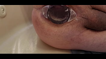 Preview 4 of Big Bodi Xxx Video - clear buttplug stretching my hole