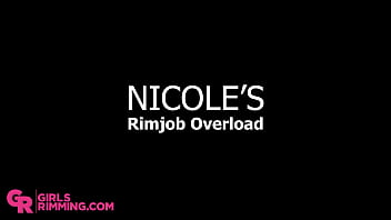Preview 2 of Jeni Filiasi - GIRLSRIMMING - Sloppy rimjob with asian milf Nicole Doshi