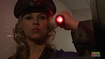 Preview 1 of Long Cock Man - Cop and a witch get their tight wet pussies penetrated by a gimp