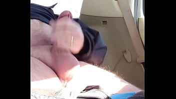 Preview 4 of Hot Masterbeson - mycock4U2see Enjoying a break in the Car