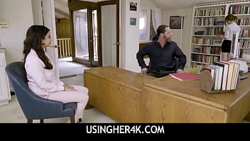 Preview 2 of Porno Avec Chanes - UsingHer4K  -   Cute Teen Free Use Fucked By Lawyer Boss During Meeting