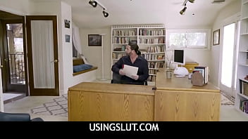 Preview 1 of Big Big Chest Fuck Porn - UsingSlut  -  Freeuse Fucking My New Teen Employee At Work - Cierra Bell,  Violet Starr,  Jack Vegas