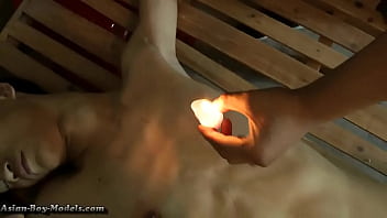 Preview 1 of Forst Bega - Asian Guys Hot Wax BDSM