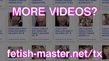 Preview 3 of Warker House Wife - Japanese Asian Tongue Spit Face Nose Licking Sucking Kissing Handjob Fetish - More at fetish-master.net