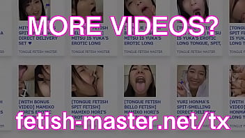 Preview 4 of Warker House Wife - Japanese Asian Tongue Spit Face Nose Licking Sucking Kissing Handjob Fetish - More at fetish-master.net