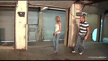 Preview 1 of Fuck Latvian Girl - Kinky slut Lexi Belle goes down on her boyfriend in an empty warehouse