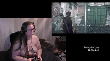 Preview 2 of Alexi Texas Mom - Naked Evil Within Play Through part 14