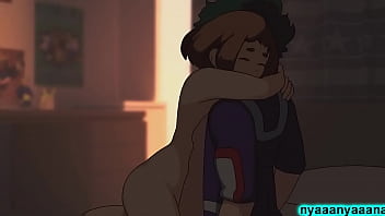 Preview 2 of Peeing In Toet - Uraraka fucking midoriya