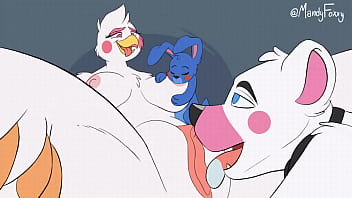 Preview 4 of Madhuri Xxx Pictar - Funtime Freddy Rimming Funtime Chica