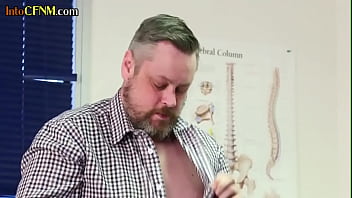 Preview 1 of 9yesr Old - CFNM nurses examining smallcock fat guy in medical infirmary