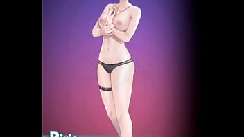 Preview 3 of Big Pussy Black Girl - Cum&amp_Gun Riria Card Naked