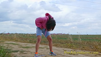 Preview 3 of Bap Bati Sacey Hindi Video 2018 - Intense fitness outdoor makes her pee her pants