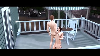 Preview 2 of Kaberiya Xxx - SIMS 4 : A hot night with Jay and his bf