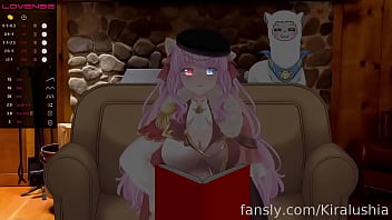 Preview 1 of Attf Aslem - Lewdtuber reading a nsfw fan fiction in streaming but the viewers disturb her operating her toy