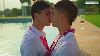 Preview 2 of Face Sitting Cums Eating - STAXUS INTERNATIONAL SEASON 2 : THE POOL SCENE- ⭐️⭐️⭐️⭐️⭐️