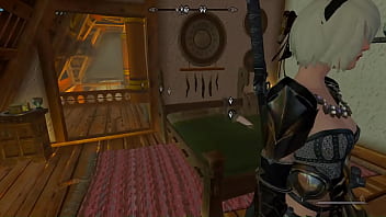 Preview 2 of Rare Video Di Porn Rame Rame - Skyrim ep 2