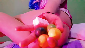 Preview 3 of Hidden Trk - Promo: Trans comiendo dulces con su culo gordo - Maddy Diamond