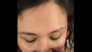 Preview 2 of Play Boy Plus Hd - Mexican wife rimjobs her papi until he covers her face,  neck &amp_ hair in cum